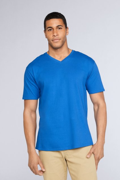 PREMIUM COTTON<SUP>®</SUP> ADULT V-NECK T-SHIRT White (Vyberte barvu bílá, Velikost S)