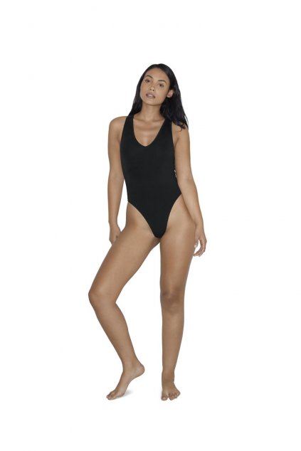 WOMEN'S COTTON SPANDEX TANK THONG BODYSUIT White (Vyberte barvu bílá, Velikost S)