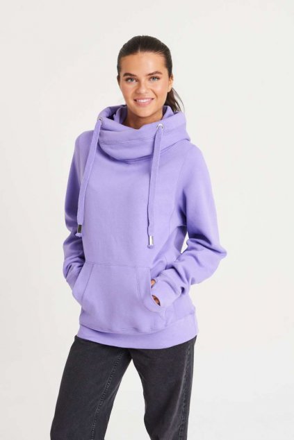 Unisex mikina s vysokým límcem Just Hoods