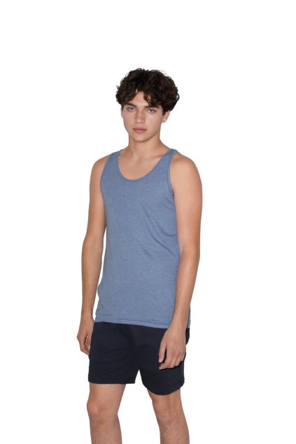 UNISEX TRI-BLEND TANK TOP Athletic Grey (Vyberte barvu atletická šedá, Velikost XS)