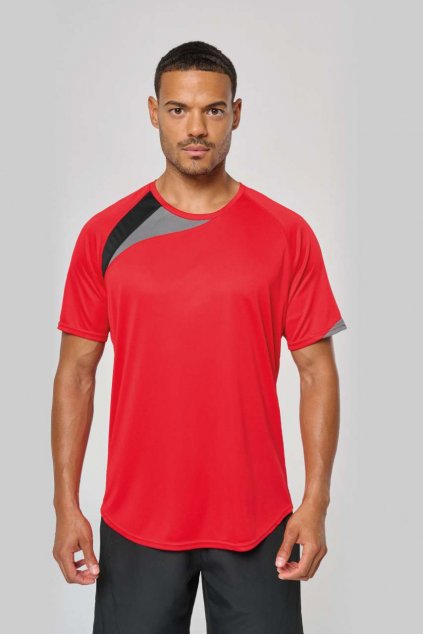 ADULTS' SHORT-SLEEVED JERSEY Sporty Navy/White/Storm Grey (Vyberte barvu sportovní námořnická modrá / bílá / šedá bouře, Velikost S)