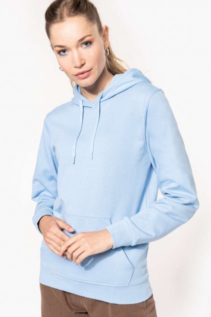 LADIES’ HOODED SWEATSHIRT Black (Vyberte barvu černá, Velikost M)