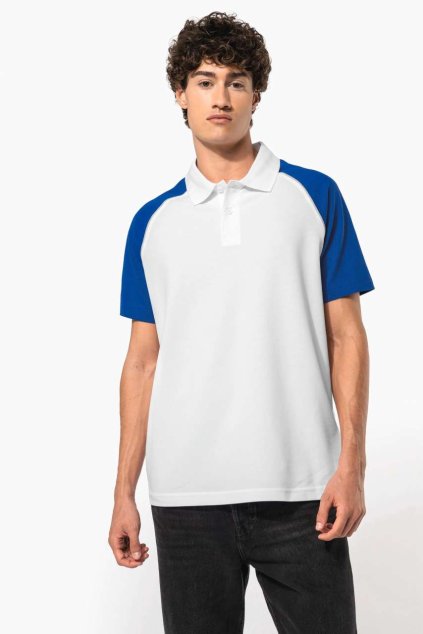 BASEBALL - SHORT-SLEEVED POLO SHIRT Black/Red (Vyberte barvu černá / červená, Velikost 2XL)