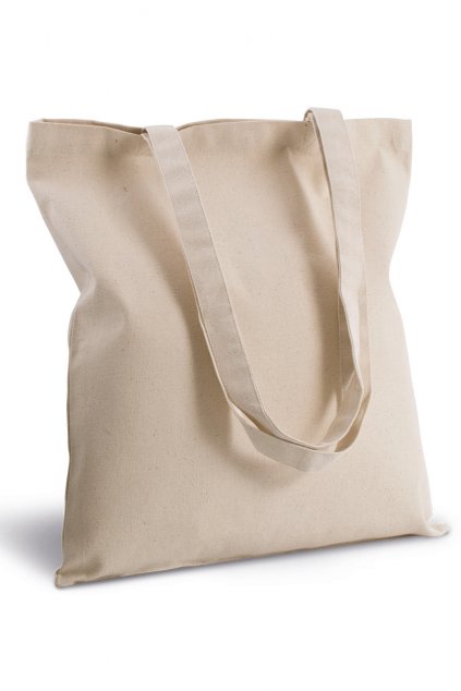 COTTON CANVAS SHOPPER BAG Natural (Vyberte barvu přírodní, Velikost U)