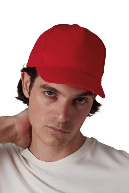 HEAVY COTTON CAP - 5 PANELS Black (Vyberte barvu černá, Velikost U)