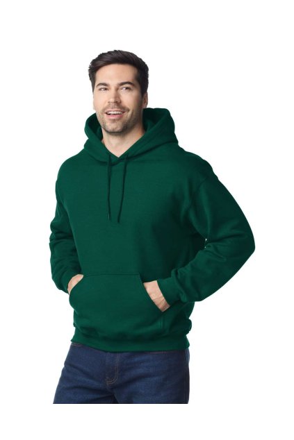 HEAVY BLEND™ ADULT HOODED SWEATSHIRT Ash (Vyberte barvu popelová šedá, Velikost 2XL)