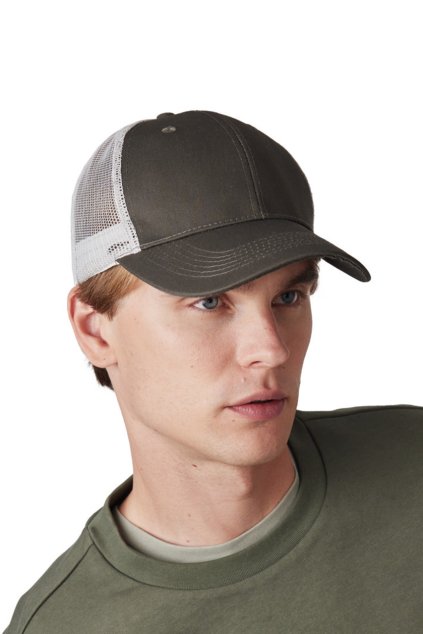 OEKOTEX CERTIFIED TRUCKER CAP Black/White (Vyberte barvu černá / bílá, Velikost U)