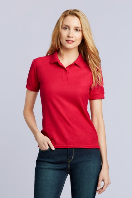 DRYBLEND<SUP>®</SUP> LADIES' DOUBLE PIQUÉ POLO Charcoal (Vyberte barvu dřevěné uhlí šedé, Velikost S)