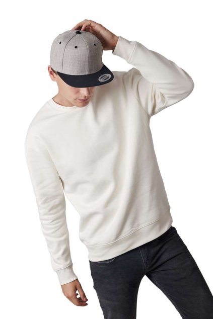 FLAT PEAK CAP - 6 PANELS Dark Grey/Black (Vyberte barvu tmavě šedá / černá, Velikost U)