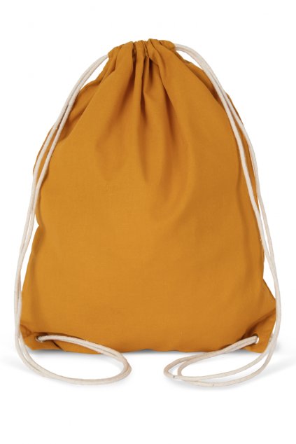 COTTON DRAWSTRING BACKPACK Black (Vyberte barvu černá, Velikost U)