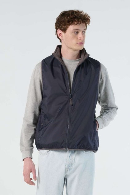 SOL'S WINNER - UNISEX CONTRASTED REVERSIBLE BODYWARMER Black (Vyberte barvu černá, Velikost S)