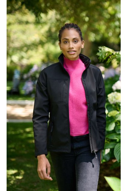 WOMEN'S OCTAGON II PRINTABLE 3 LAYER MEMBRANE SOFTSHELL Classic Red/Black (Vyberte barvu klasická červená / černá, Velikost S)