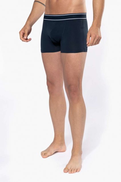 MEN'S BOXER SHORTS Black (Vyberte barvu černá, Velikost S)