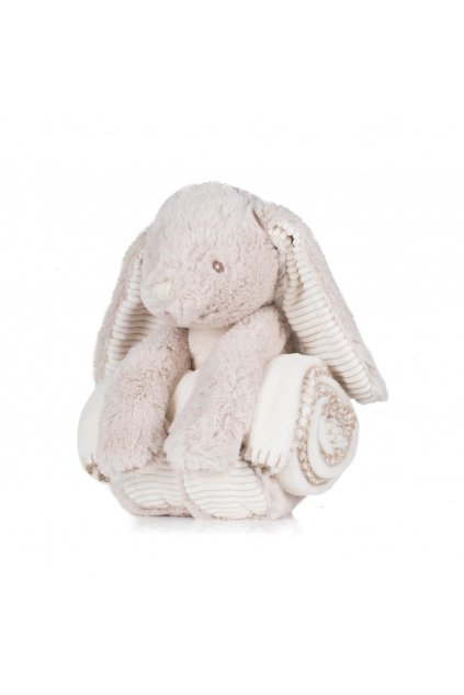 RABBIT AND BLANKET Cream (Vyberte barvu krémová, Velikost M)