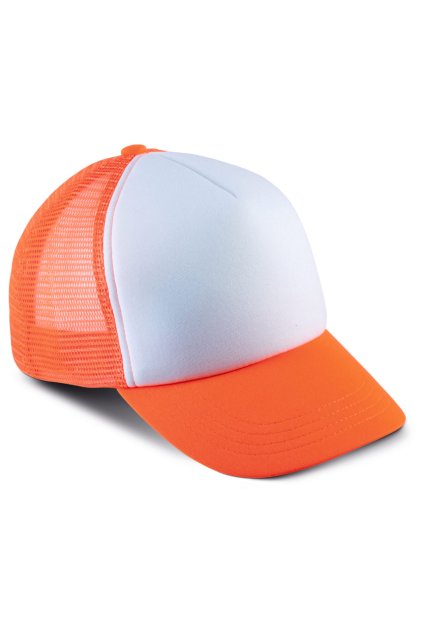 KIDS' TRUCKER MESH CAP - 5 PANELS Black (Vyberte barvu černá, Velikost U)