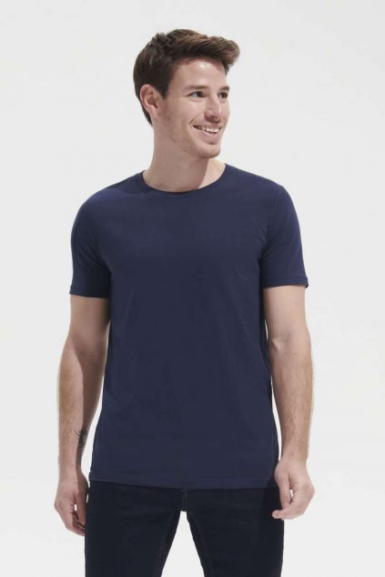 SOL'S MILLENIUM MEN - ROUND-NECK T-SHIRT Deep Black (Vyberte barvu hlubinná černá, Velikost S)