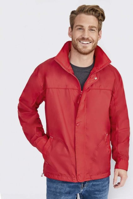 SOL'S MISTRAL - JERSEY-LINED WATER REPELLENT WINDBREAKER Black (Vyberte barvu černá, Velikost 2XL)