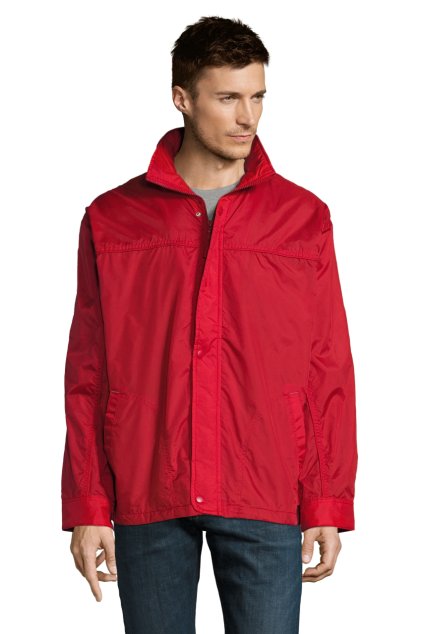 SOL'S MISTRAL - JERSEY-LINED WATER REPELLENT WINDBREAKER Black (Vyberte barvu černá, Velikost 2XL)