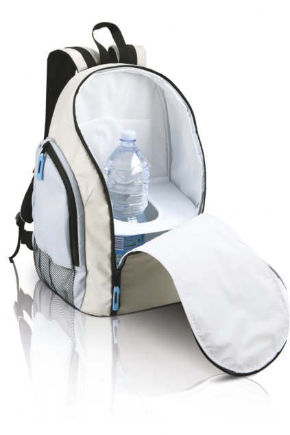 BACKPACK COOL BAG Light Grey/Sky Blue (Vyberte barvu světle šedá / modrá obloha, Velikost U)