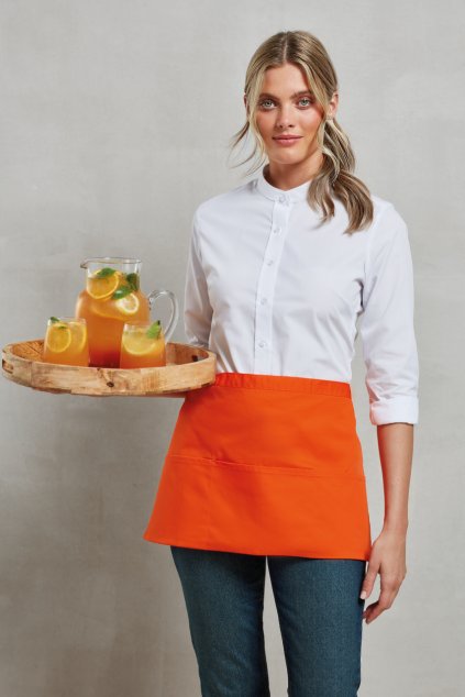 'COLOURS COLLECTION’ THREE POCKET APRON Navy (Vyberte barvu námořnická modrá, Velikost U)