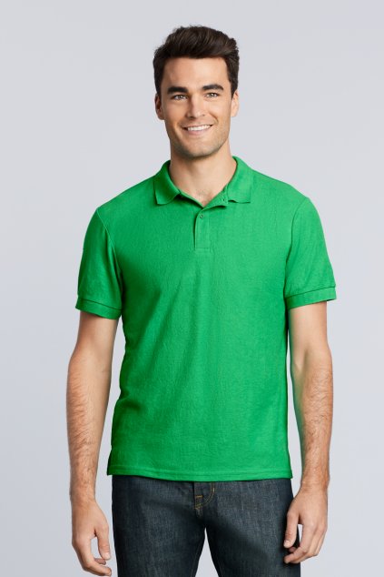 DRYBLEND<SUP>®</SUP> ADULT DOUBLE PIQUÉ POLO Charcoal (Vyberte barvu dřevěné uhlí šedé, Velikost S)