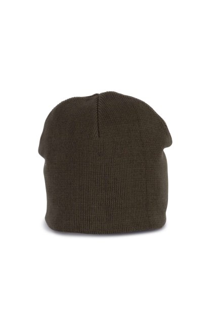 KNITTED ORGANIC COTTON BEANIE Dark Grey (Vyberte barvu tmavě šedá, Velikost U)