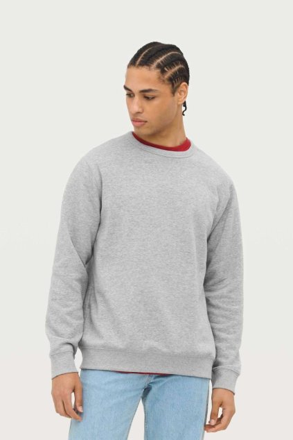 SOL'S SULLY - MEN’S ROUND-NECK SWEATSHIRT Black (Vyberte barvu černá, Velikost S)