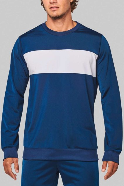 POLYESTER SWEATSHIRT Black/White (Vyberte barvu černá / bílá, Velikost XL)