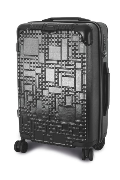 “GEOLINE” CABIN TROLLEY WITH 4 MULTIDIRECTIONAL WHEELS Black (Vyberte barvu černá, Velikost U)