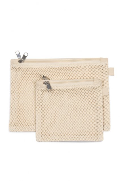 DOUBLE COMPARTMENT VANITY CASE Natural (Vyberte barvu přírodní, Velikost S)