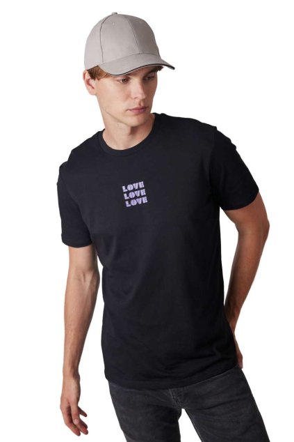CAP WITH CONTRASTING SANDWICH PEAK - 6 PANELS Black (Vyberte barvu černá, Velikost U)