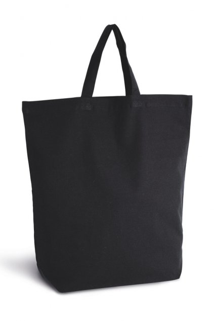 COTTON SHOPPER BAG Black (Vyberte barvu černá, Velikost U)