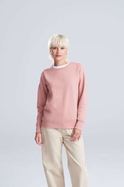 WOMEN'S AWDIS SWEAT Arctic White (Vyberte barvu arktická bílá, Velikost XS)