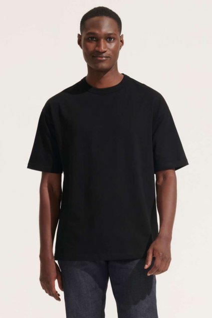 SOL'S BOXY MEN'S OVERSIZED T-SHIRT Deep Black (Vyberte barvu hlubinná černá, Velikost S)