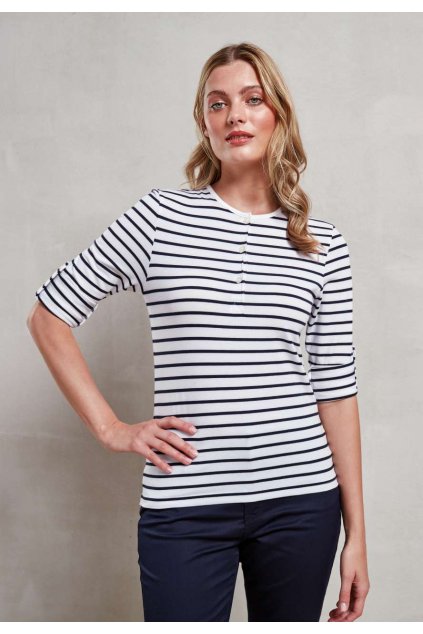 WOMEN'S LONG JOHN ROLL SLEEVE TEE Black (Vyberte barvu černá, Velikost XS)