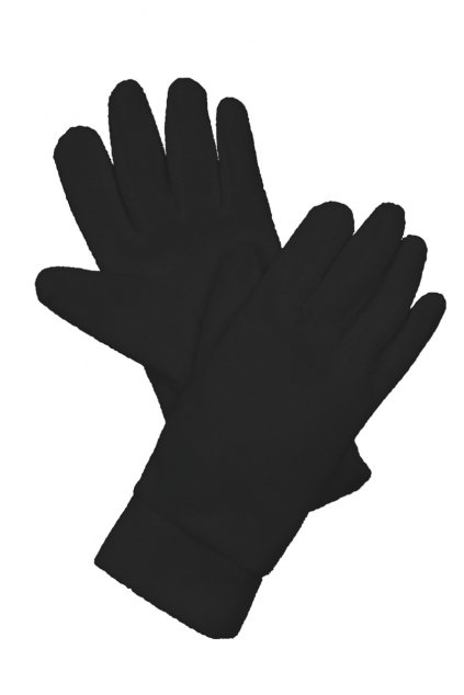 FLEECE GLOVES Black (Vyberte barvu černá, Velikost L/XL)