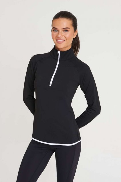 WOMEN'S COOL 1/2 ZIP SWEAT French Navy/Arctic White (Vyberte barvu French Navy/Arctic White, Velikost XS)