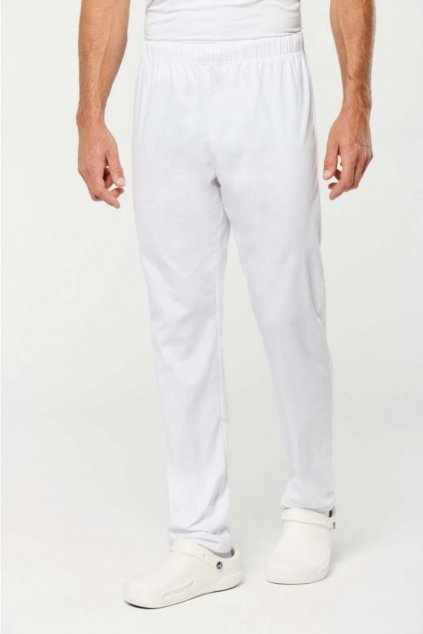 UNISEX COTTON TROUSERS White (Vyberte barvu bílá, Velikost XS)