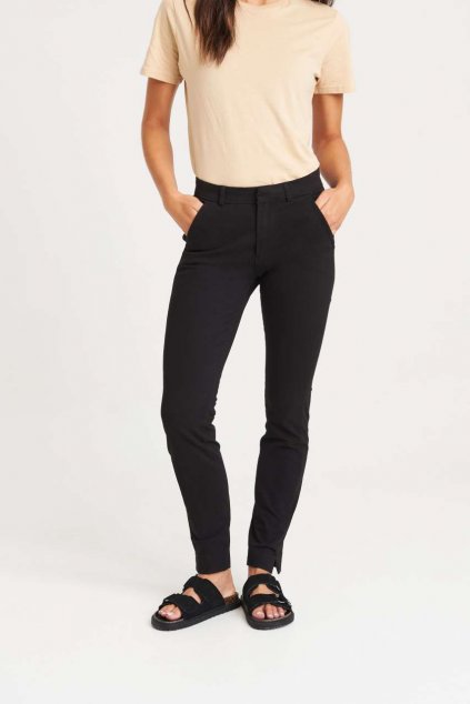 LILY SKINNY CHINOS Black (Vyberte barvu černá, Velikost 6-L)