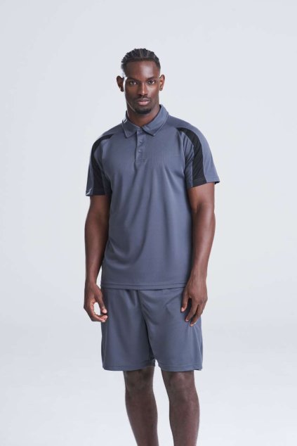 CONTRAST COOL POLO Kelly Green/Arctic White (Vyberte barvu Kelly zelená / arktická bílá, Velikost S)