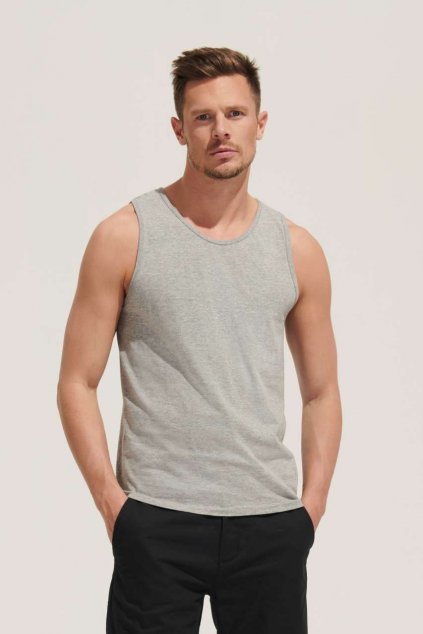 SOL'S JUSTIN - MEN'S TANK TOP Deep Black (Vyberte barvu hlubinná černá, Velikost 2XL)