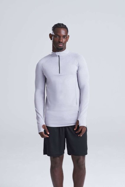 COOL FLEX 1/2 ZIP TOP Jet Black (Vyberte barvu tryskáčově černá, Velikost S)