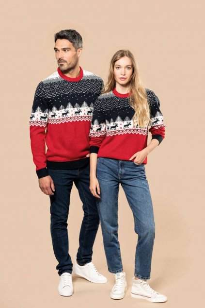 Unisex zimní svetr Reindeer