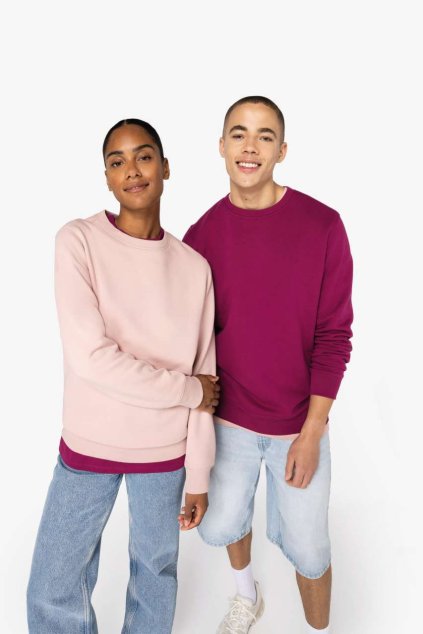ECO-FRIENDLY UNISEX ROUND NECK SWEATSHIRT Black (Vyberte barvu černá, Velikost XXS)