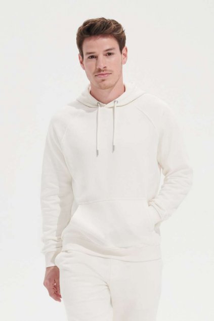 SOL'S STELLAR - UNISEX HOODED SWEATSHIRT Black (Vyberte barvu černá, Velikost S)