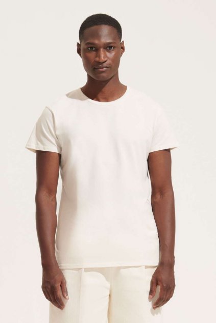 SOL'S PIONEER MEN - ROUND-NECK FITTED JERSEY T-SHIRT Bottle Green (Vyberte barvu lahvová zelená, Velikost S)