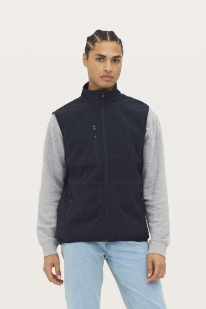 SOL'S FALCON BW MEN - SOFTSHELL BODYWARMER Black (Vyberte barvu černá, Velikost S)