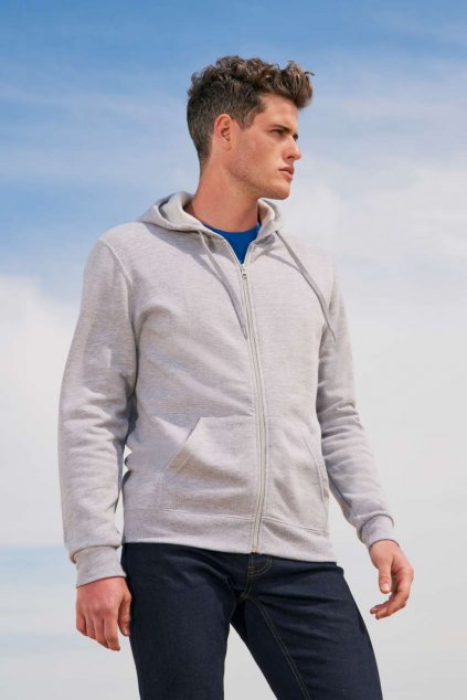 SOL'S STONE - UNISEX ZIP HOODIE Black (Vyberte barvu černá, Velikost XS)
