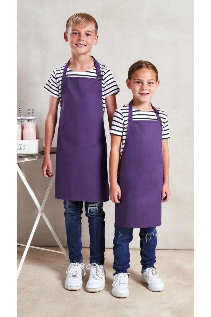 CHILDREN’S BIB APRON Turquoise (Vyberte barvu tyrkysová, Velikost INFANT)