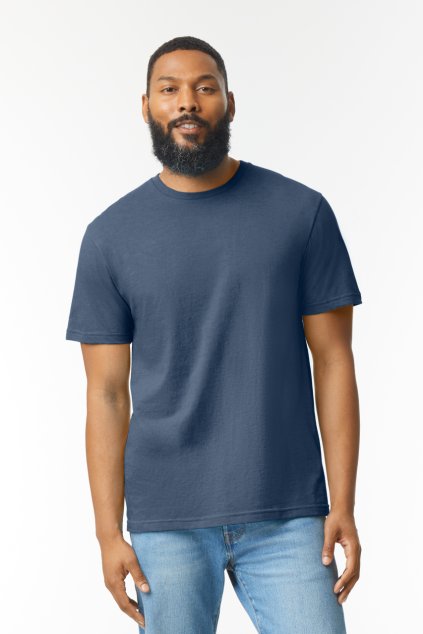 SOFTSTYLE® CVC ADULT T-SHIRT Kelly Mist (Vyberte barvu Kelly Mist, Velikost S)
